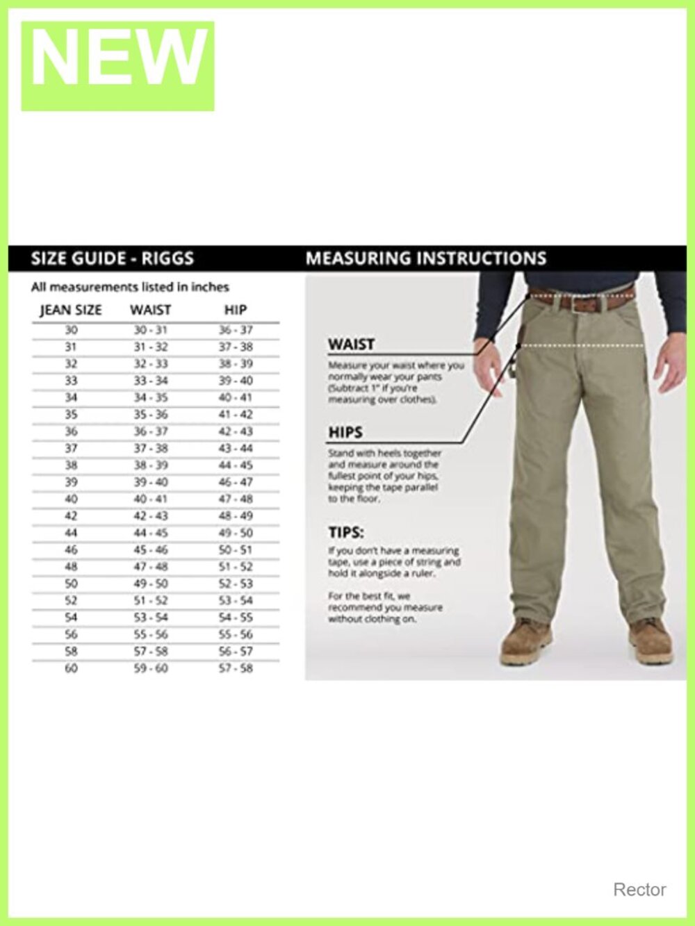 Wrangler Riggs Workwear Mens Ranger Work Utility Pants Relaxed Fit Ripstop - Picture 5 of 6
